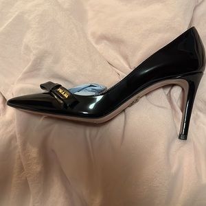 Black Prada Heels 38
